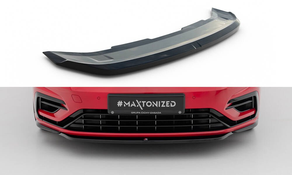 Maxton Design - Frontlippe V5 für VW Golf R / R - Line Mk7 Facelift - Aerowerk.