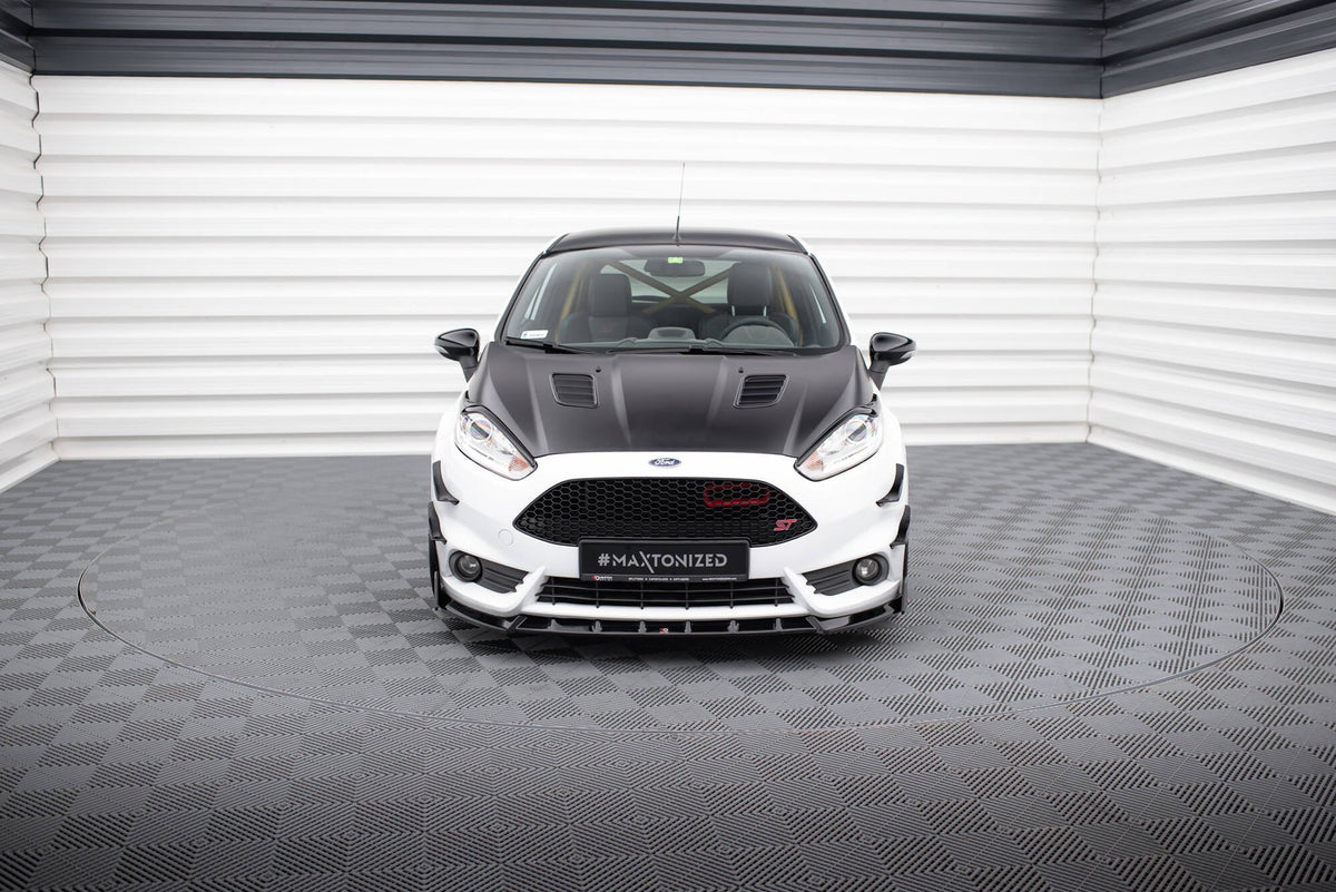 Maxton Design - Frontlippe V6 + Flaps für Ford Fiesta ST Mk7 Facelift - Aerowerk.