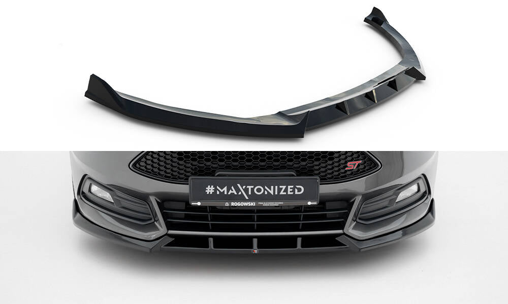 Maxton Design - Frontlippe V6 für Ford Focus ST Mk3 Facelift - Aerowerk.