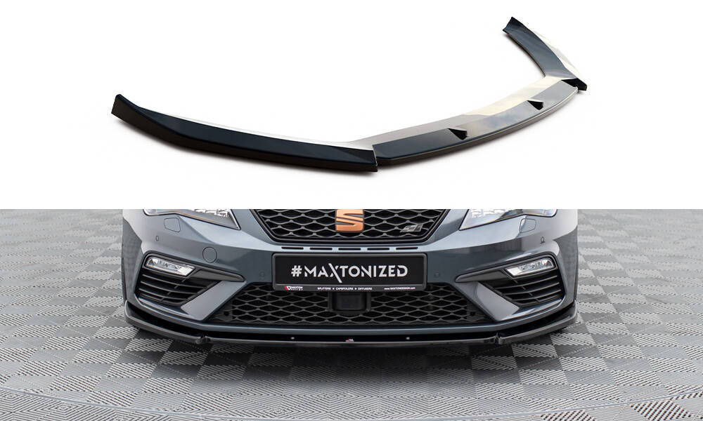 Maxton Design - Frontlippe V6 für Seat Leon Cupra / FR Mk3 FL - Aerowerk.
