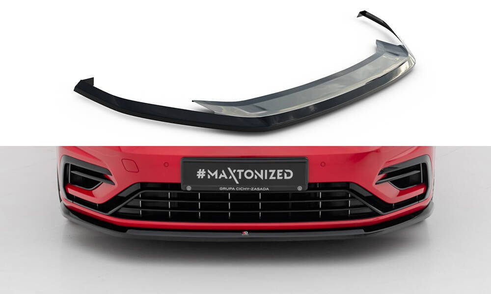 Maxton Design - Frontlippe V6 für VW Golf R / R - Line Mk7 Facelift - Aerowerk.