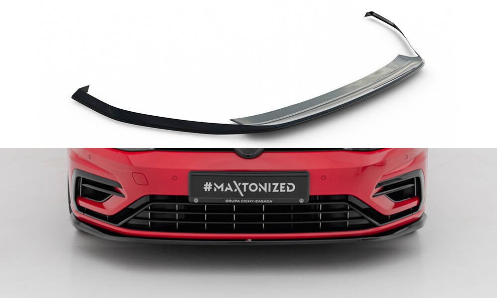 Maxton Design - Frontlippe V7 für VW Golf R / R - Line Mk7 Facelift - Aerowerk.