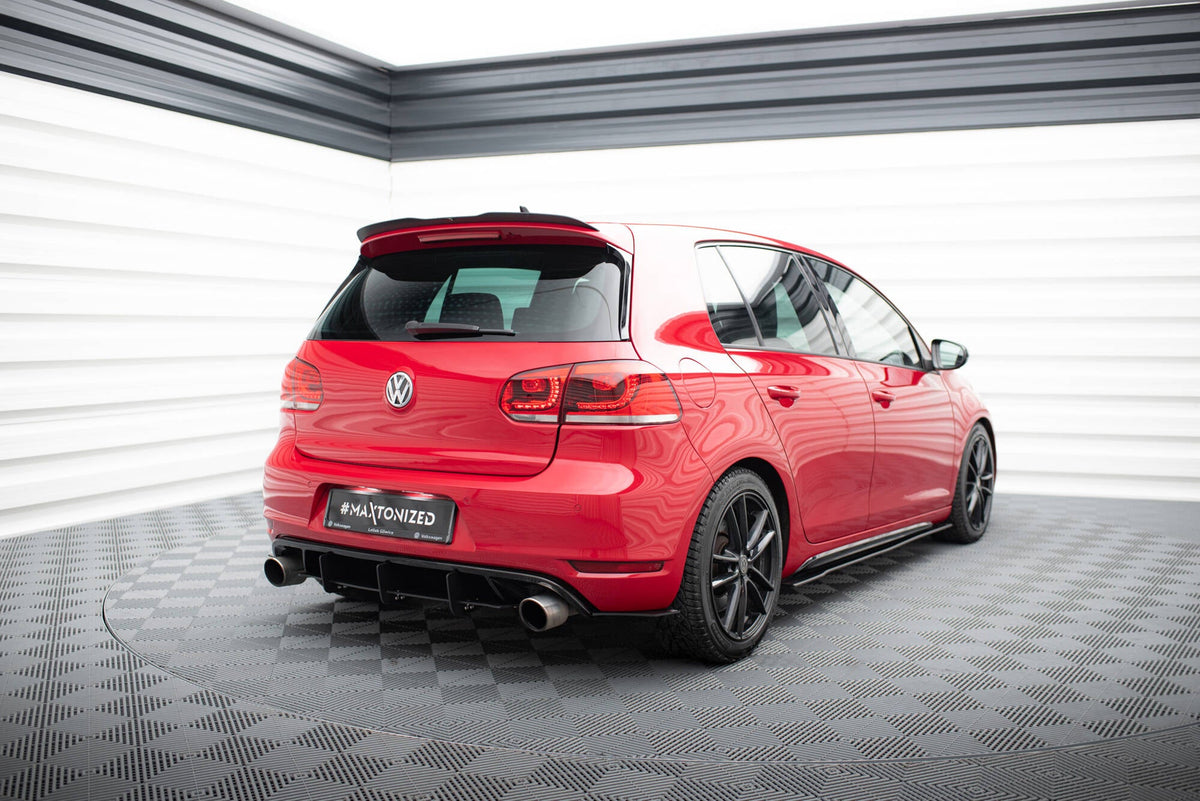 Maxton Design - für VW GOLF 6 GTI / 35TH Diffusor Heck Ansatz für Diffusor für & Heck Ansatz Flaps Diffusor für - Aerowerk.