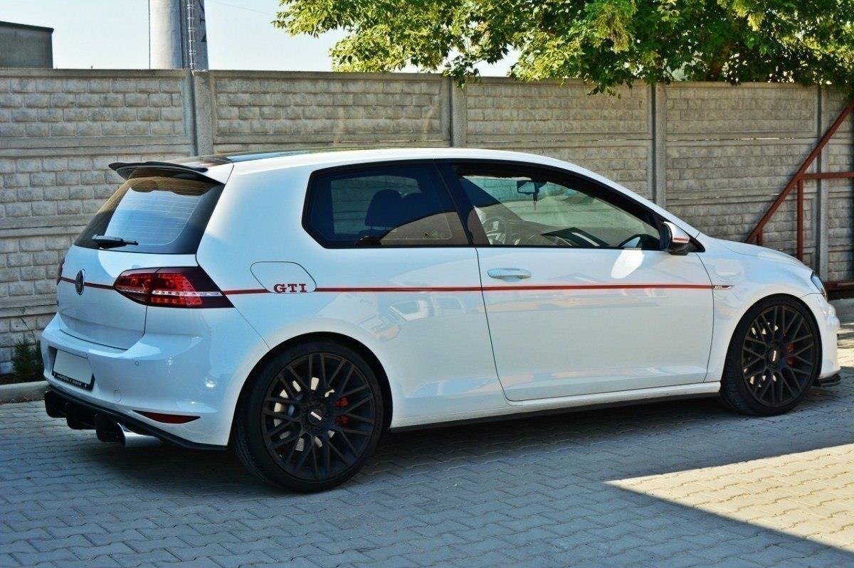 Maxton Design - für VW GOLF 7 GTI Diffusor Heck Ansatz für Diffusor für & Heck Ansatz Flaps Diffusor für - Aerowerk.