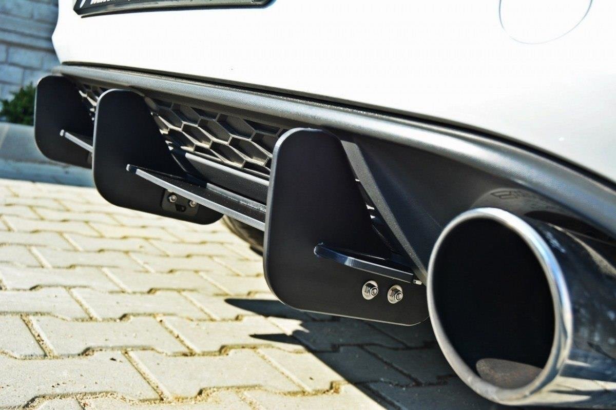 Maxton Design - für VW GOLF 7 GTI Diffusor Heck Ansatz für Diffusor für & Heck Ansatz Flaps Diffusor für - Aerowerk.