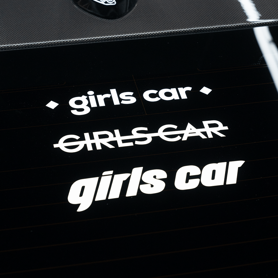 GIRLS CAR STICKER - Aerowerk.