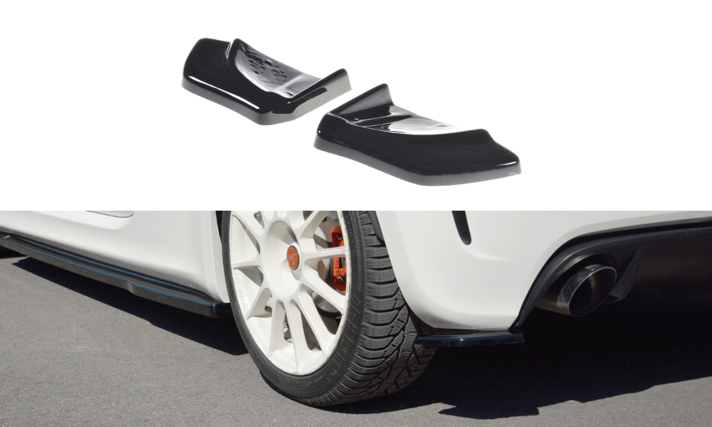 Maxton Design - Heck Ansatz Flaps Diffusor für Abarth 500 Mk1 - Aerowerk.