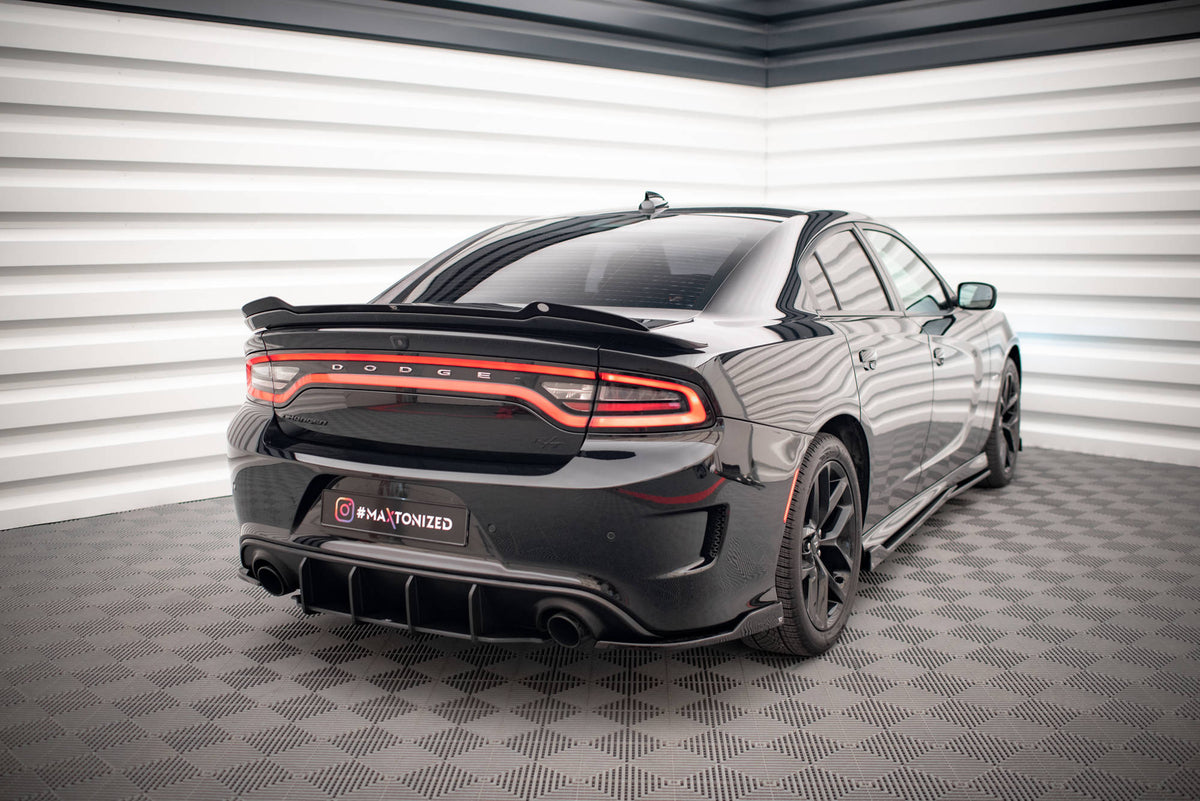 Maxton Design - Heck Ansatz Flaps Diffusor für Dodge Charger SRT Mk7 Facelift - Aerowerk.