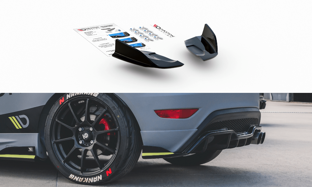 Maxton Design - Heck Ansatz Flaps Diffusor für Ford Fiesta 7 ST Facelift - Aerowerk.