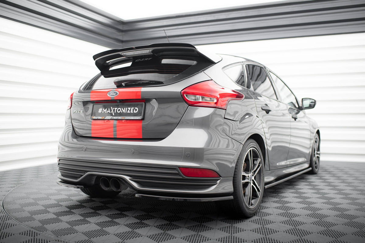 Maxton Design - Heck Ansatz Flaps Diffusor für Ford Focus ST Mk3 FL - Aerowerk.