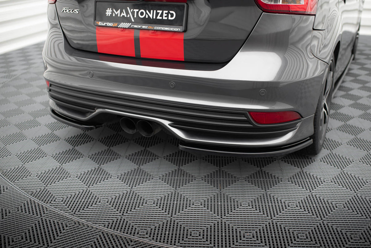 Maxton Design - Heck Ansatz Flaps Diffusor für Ford Focus ST Mk3 FL - Aerowerk.