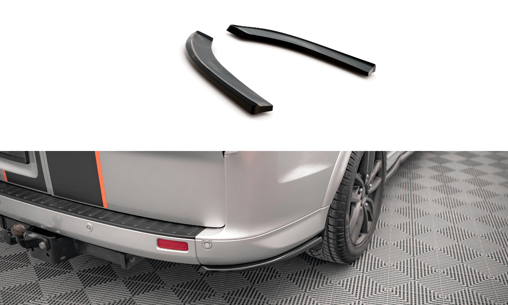 Maxton Design - Heck Ansatz Flaps Diffusor für Ford Transit Custom ST - Line Mk1 Facelift - Aerowerk.