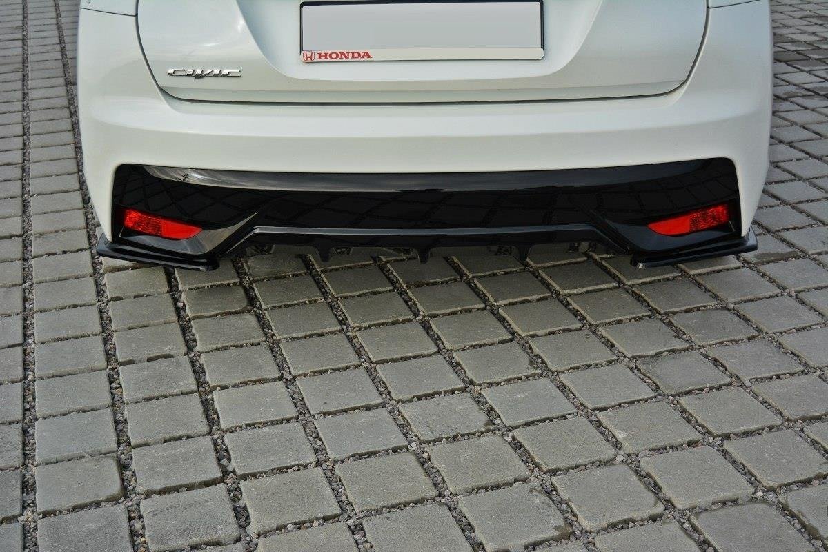 Maxton Design - Heck Ansatz Flaps Diffusor für Honda Civic Mk9 Facelift - Aerowerk.