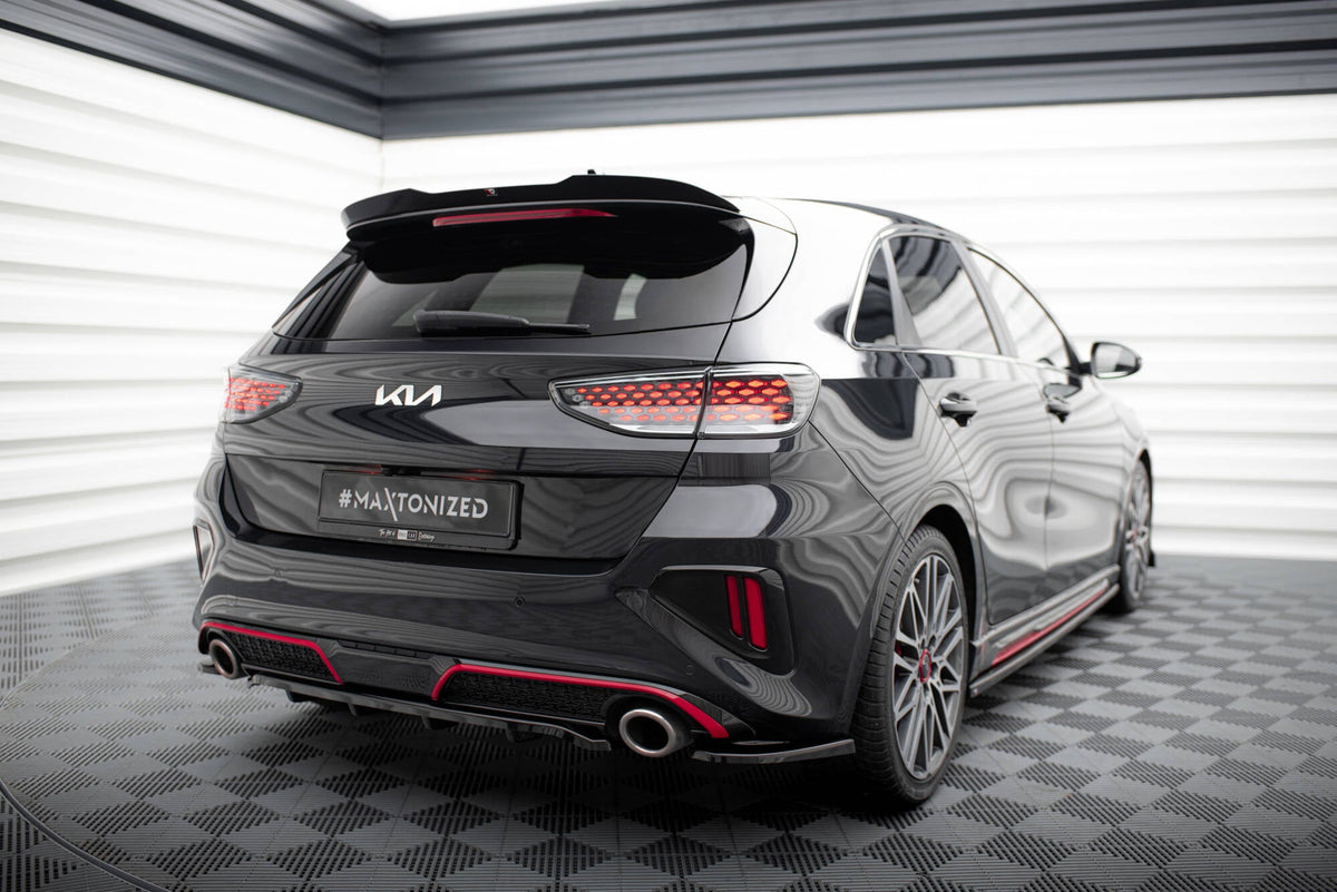 Maxton Design - Heck Ansatz Flaps Diffusor für Kia Ceed GT Mk3 Facelift - Aerowerk.