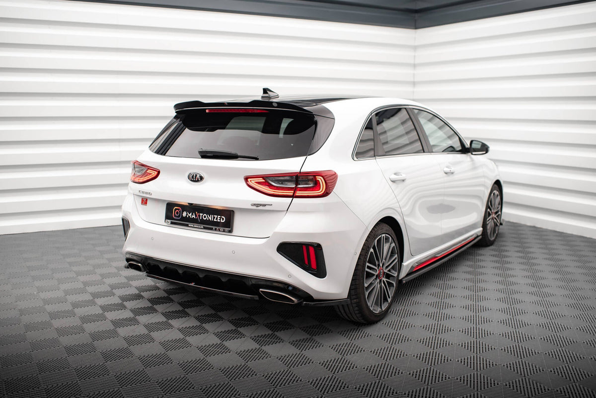 Maxton Design - Heck Ansatz Flaps Diffusor für Kia Ceed GT Mk3 - Aerowerk.