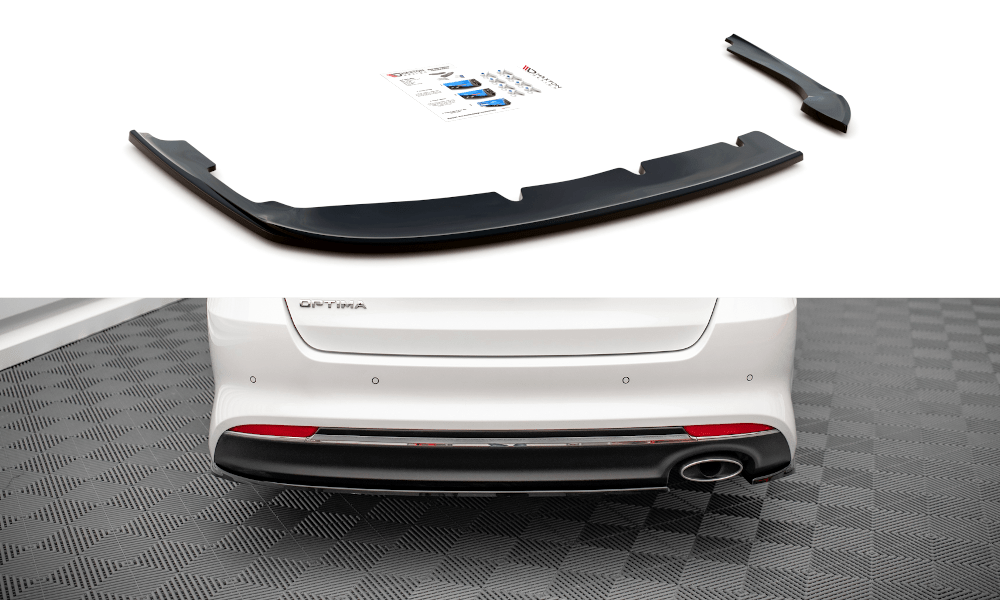 Maxton Design - Heck Ansatz Flaps Diffusor für Kia Optima Mk4 - Aerowerk.