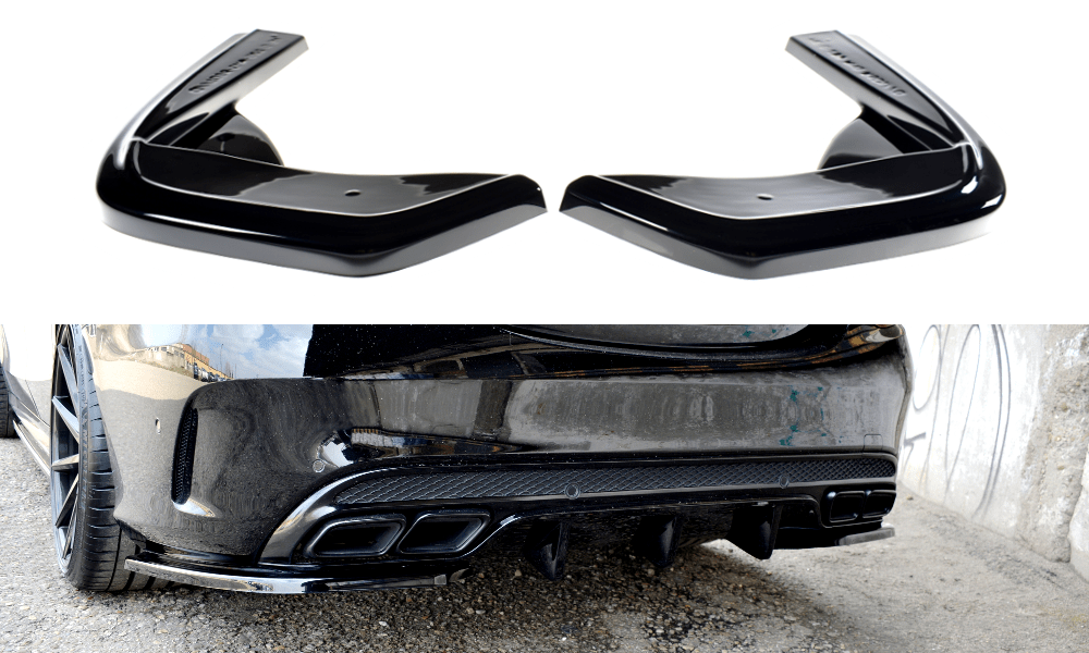 Maxton Design - Heck Ansatz Flaps Diffusor für Mercedes - AMG C 43 Limousine W205 Facelift - Aerowerk.