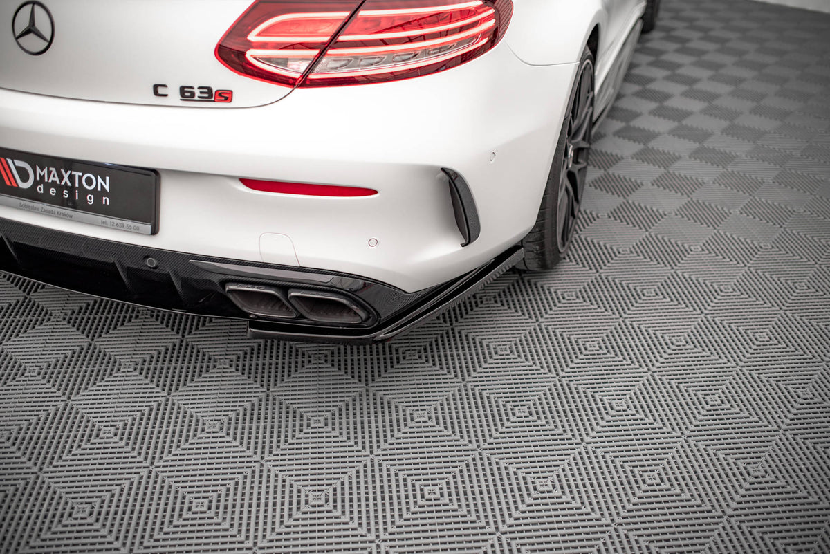 Maxton Design - Heck Ansatz Flaps Diffusor für Mercedes - AMG C 63 AMG Coupe AMG Aero Pack C205 Facelift - Aerowerk.