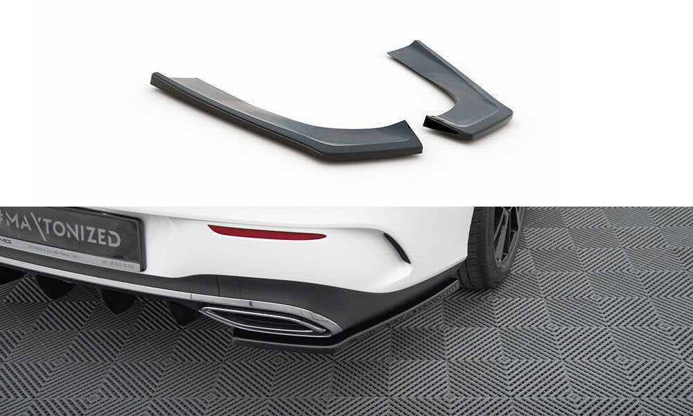 Maxton Design - Heck Ansatz Flaps Diffusor für Mercedes - Benz CLA AMG - Line X118 - Aerowerk.