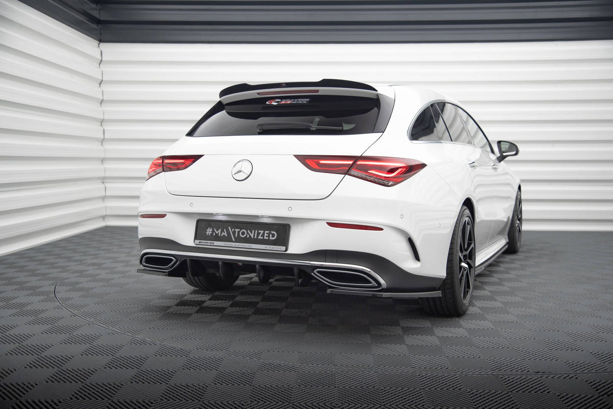 Maxton Design - Heck Ansatz Flaps Diffusor für Mercedes - Benz CLA AMG - Line X118 - Aerowerk.