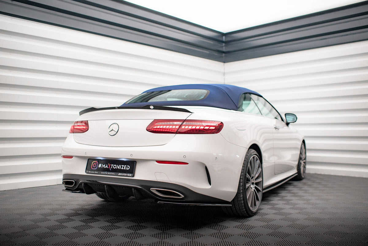Maxton Design - Heck Ansatz Flaps Diffusor für Mercedes - Benz E - Klasse W213 Coupe(C238) / Cabriolet (A238) AMG - Line - Aerowerk.
