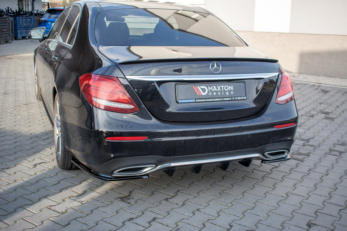 Maxton Design - Heck Ansatz Flaps Diffusor für Mercedes - Benz E43 AMG / AMG - Line Limousine / Kombi W213 / S213 - Aerowerk.