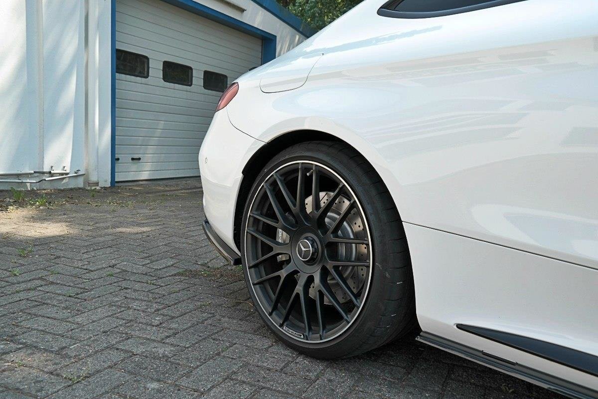 Maxton Design - Heck Ansatz Flaps Diffusor für Mercedes C - Klasse C205 63 AMG Coupe - Aerowerk.