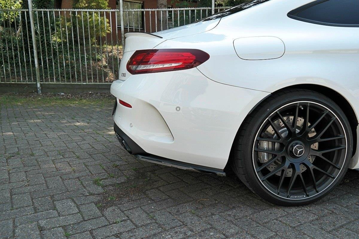 Maxton Design - Heck Ansatz Flaps Diffusor für Mercedes C - Klasse C205 63 AMG Coupe - Aerowerk.