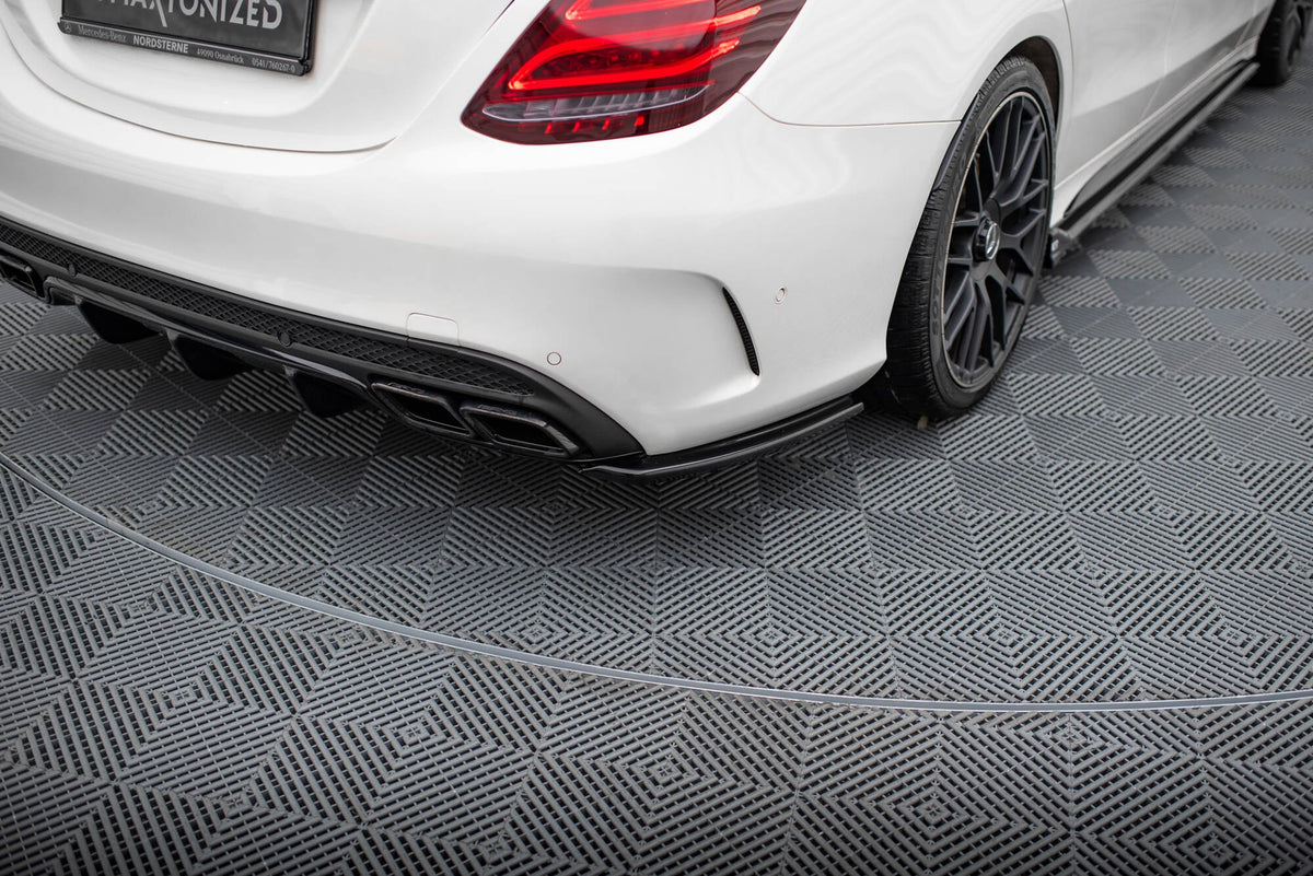 Maxton Design - Heck Ansatz Flaps Diffusor für Mercedes C - Klasse S205 63 AMG - Aerowerk.