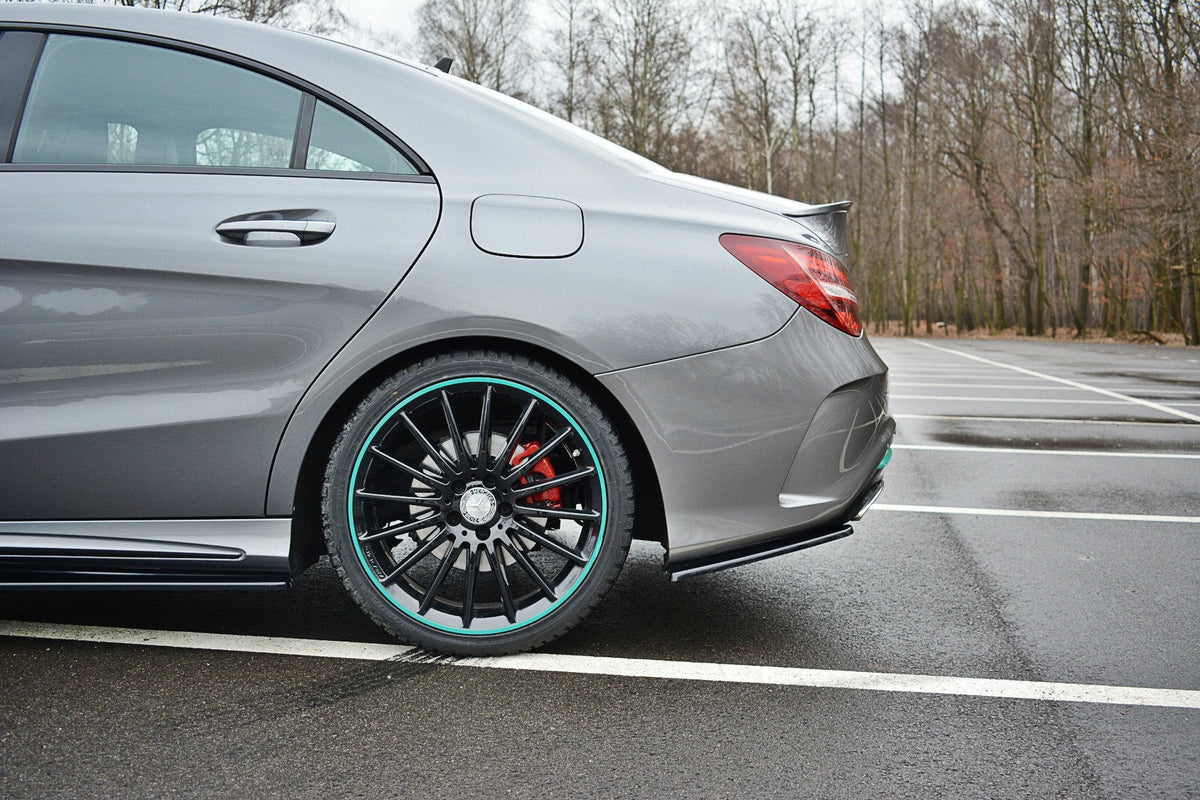 Maxton Design - Heck Ansatz Flaps Diffusor für Mercedes CLA C117 AMG - LINE FACELIFT - Aerowerk.