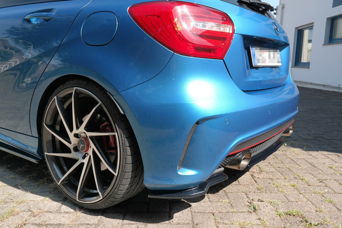 Maxton Design - Heck Ansatz Flaps Diffusor für Mercedes W176 AMG - LINE vor Facelift - Aerowerk.
