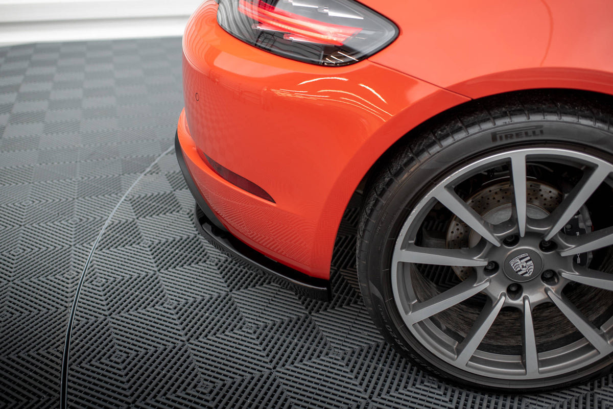 Maxton Design - Heck Ansatz Flaps Diffusor für Porsche 718 Cayman 982c - Aerowerk.