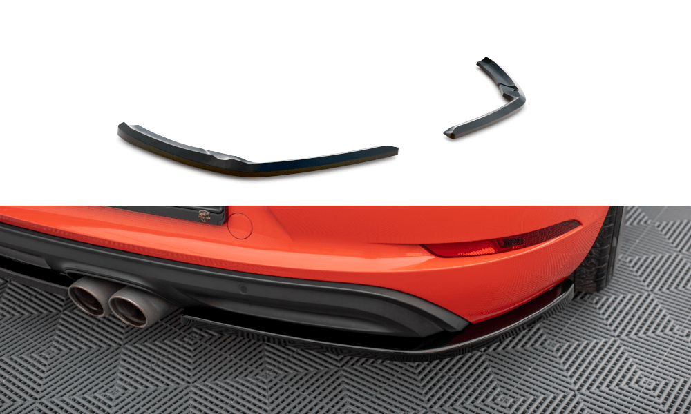 Maxton Design - Heck Ansatz Flaps Diffusor für Porsche 718 Cayman 982c - Aerowerk.
