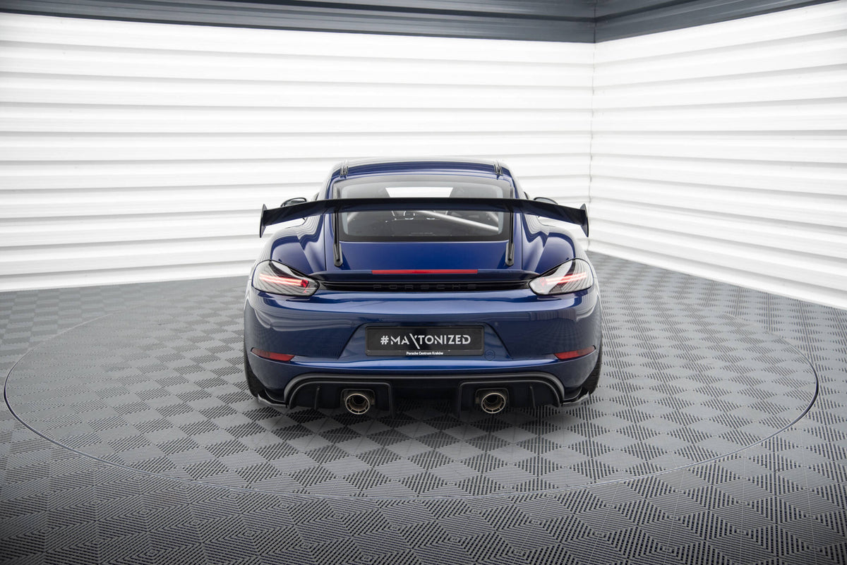 Maxton Design - Heck Ansatz Flaps Diffusor für Porsche 718 Cayman GT4 RS 982c - Aerowerk.