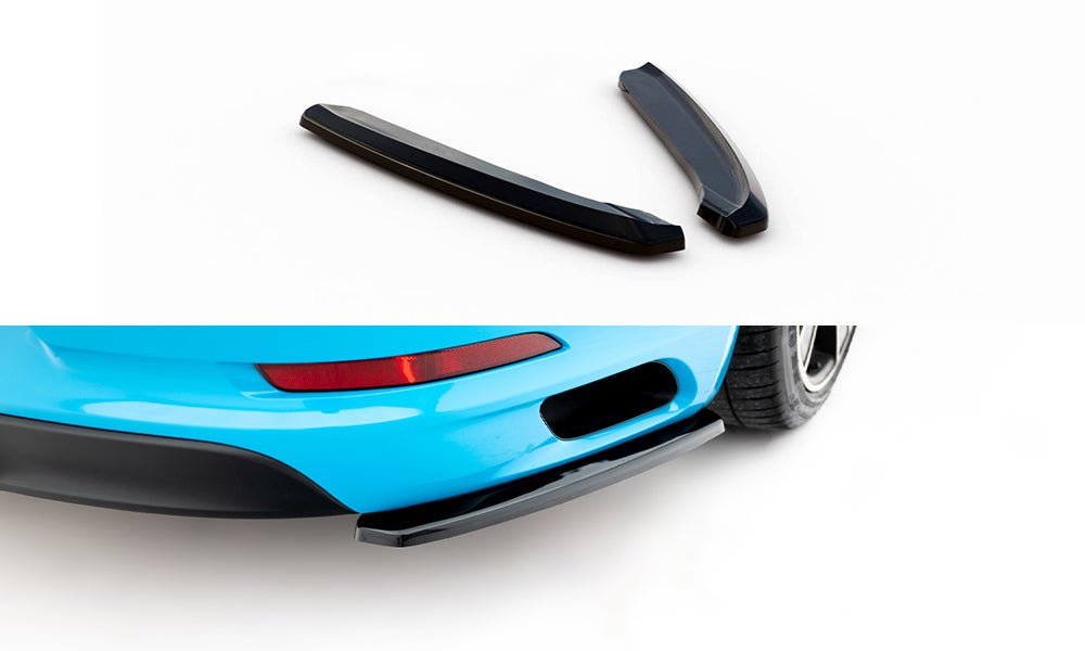 Maxton Design - Heck Ansatz Flaps Diffusor für Porsche 911 Carrera 991 Facelift - Aerowerk.