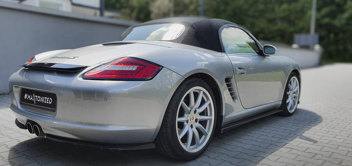 Maxton Design - Heck Ansatz Flaps Diffusor für Porsche Boxster 987 - Aerowerk.