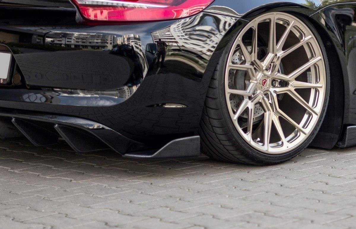 Maxton Design - Heck Ansatz Flaps Diffusor für Porsche Cayman Mk2 981C - Aerowerk.