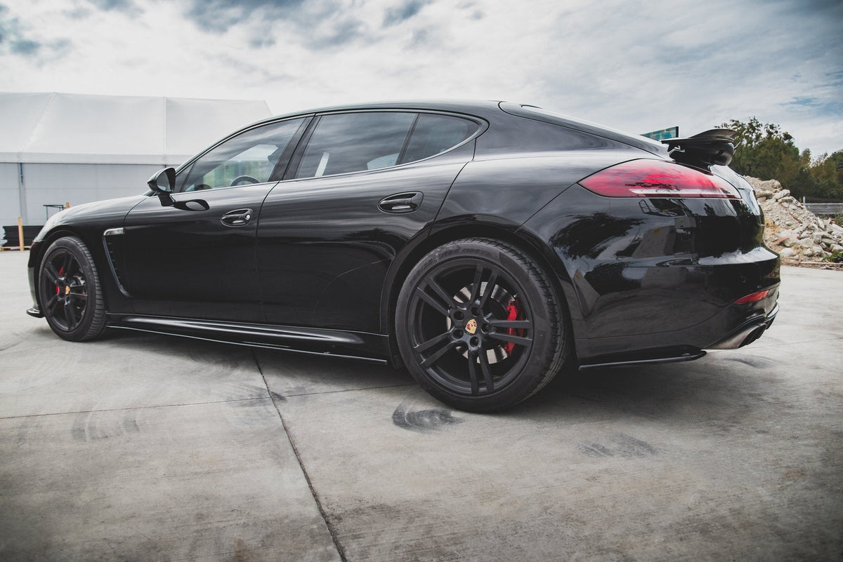 Maxton Design - Heck Ansatz Flaps Diffusor für Porsche Panamera Turbo 970 Facelift - Aerowerk.