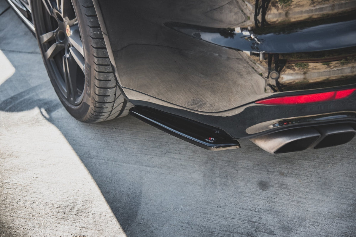Maxton Design - Heck Ansatz Flaps Diffusor für Porsche Panamera Turbo 970 Facelift - Aerowerk.