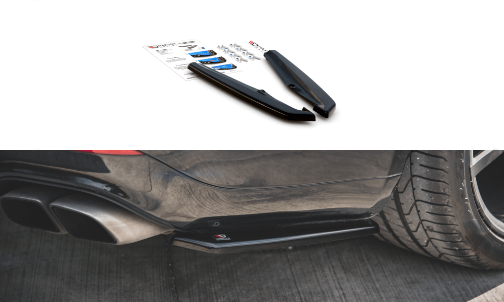 Maxton Design - Heck Ansatz Flaps Diffusor für Porsche Panamera Turbo 970 Facelift - Aerowerk.