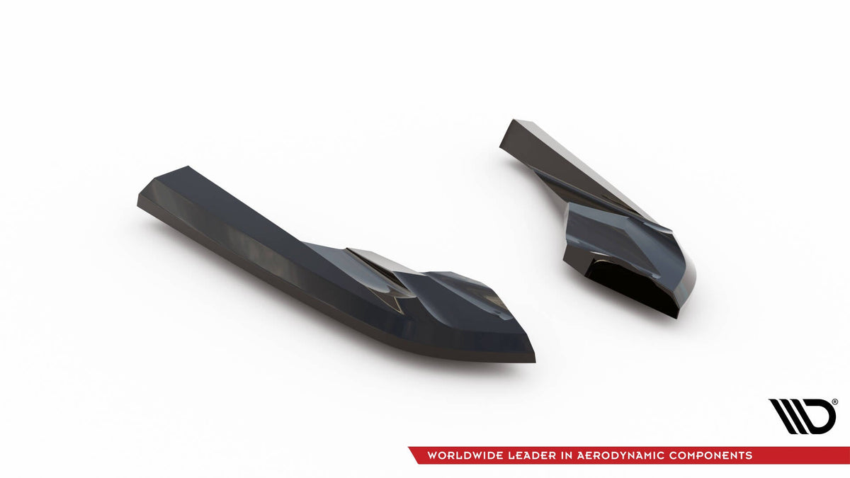 Maxton Design - Heck Ansatz Flaps Diffusor für Porsche Taycan Cross Turismo 4S - Aerowerk.