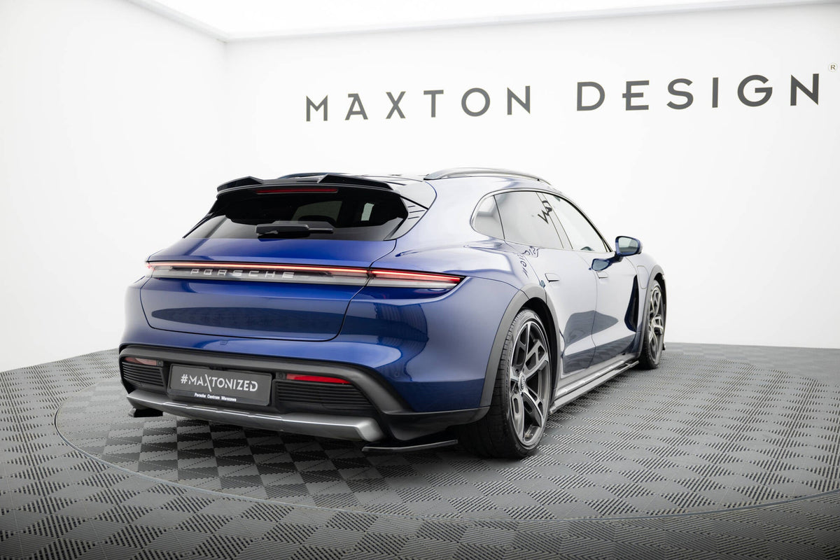 Maxton Design - Heck Ansatz Flaps Diffusor für Porsche Taycan Cross Turismo 4S - Aerowerk.
