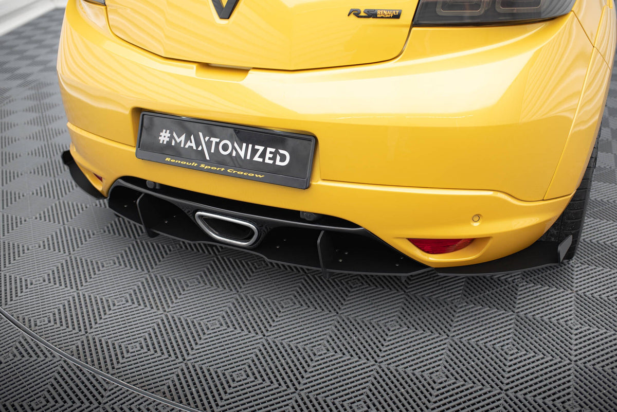 Maxton Design - Heck Ansatz Flaps Diffusor für RENAULT MEGANE MK3 RS - Aerowerk.