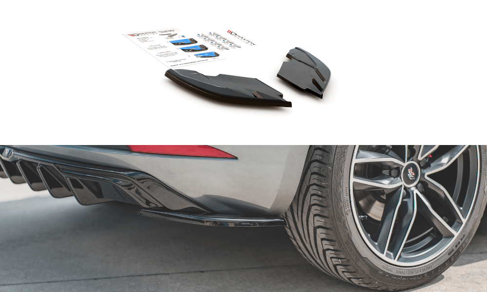 Maxton Design - Heck Ansatz Flaps Diffusor für SEAT Leon Mk3 FR Facelift - Aerowerk.
