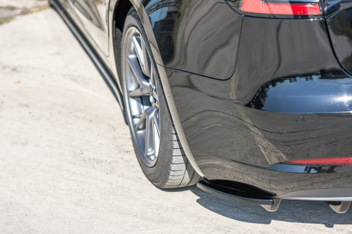 Maxton Design - Heck Ansatz Flaps Diffusor für Tesla Model 3 - Aerowerk.