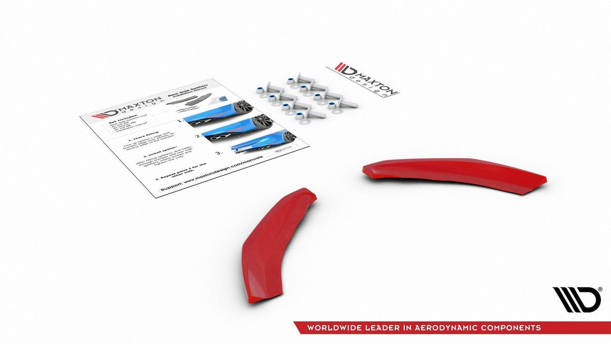 Maxton Design - Heck Ansatz Flaps Diffusor für Volkswagen Polo GTI Mk6 - Aerowerk.