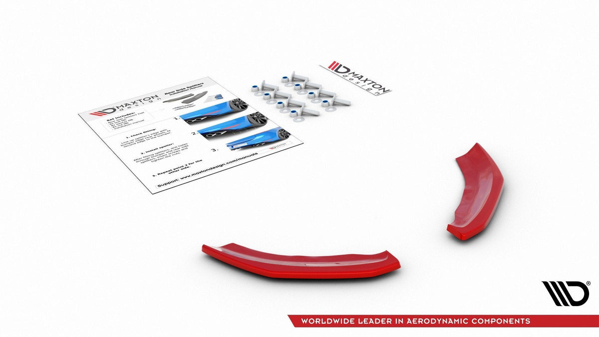 Maxton Design - Heck Ansatz Flaps Diffusor für Volkswagen Polo GTI Mk6 - Aerowerk.
