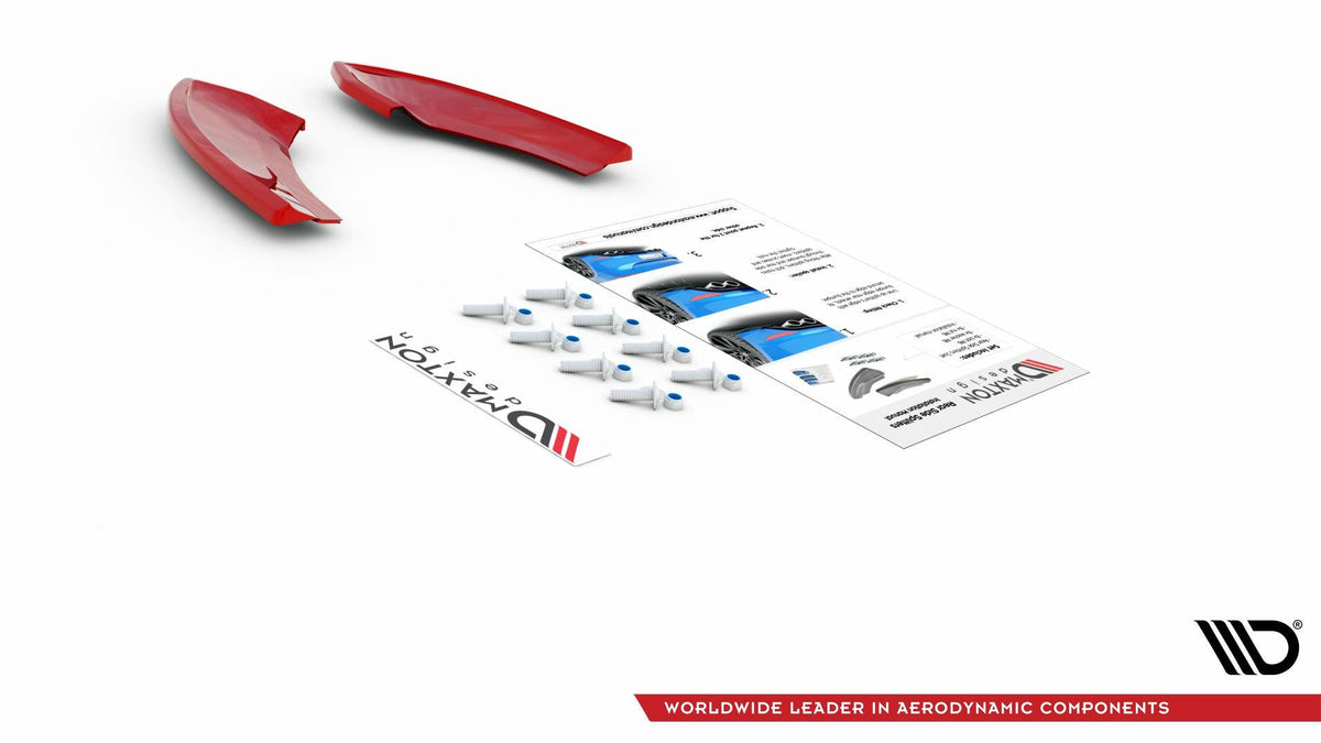 Maxton Design - Heck Ansatz Flaps Diffusor für VW Golf 7 GTI TCR - Aerowerk.