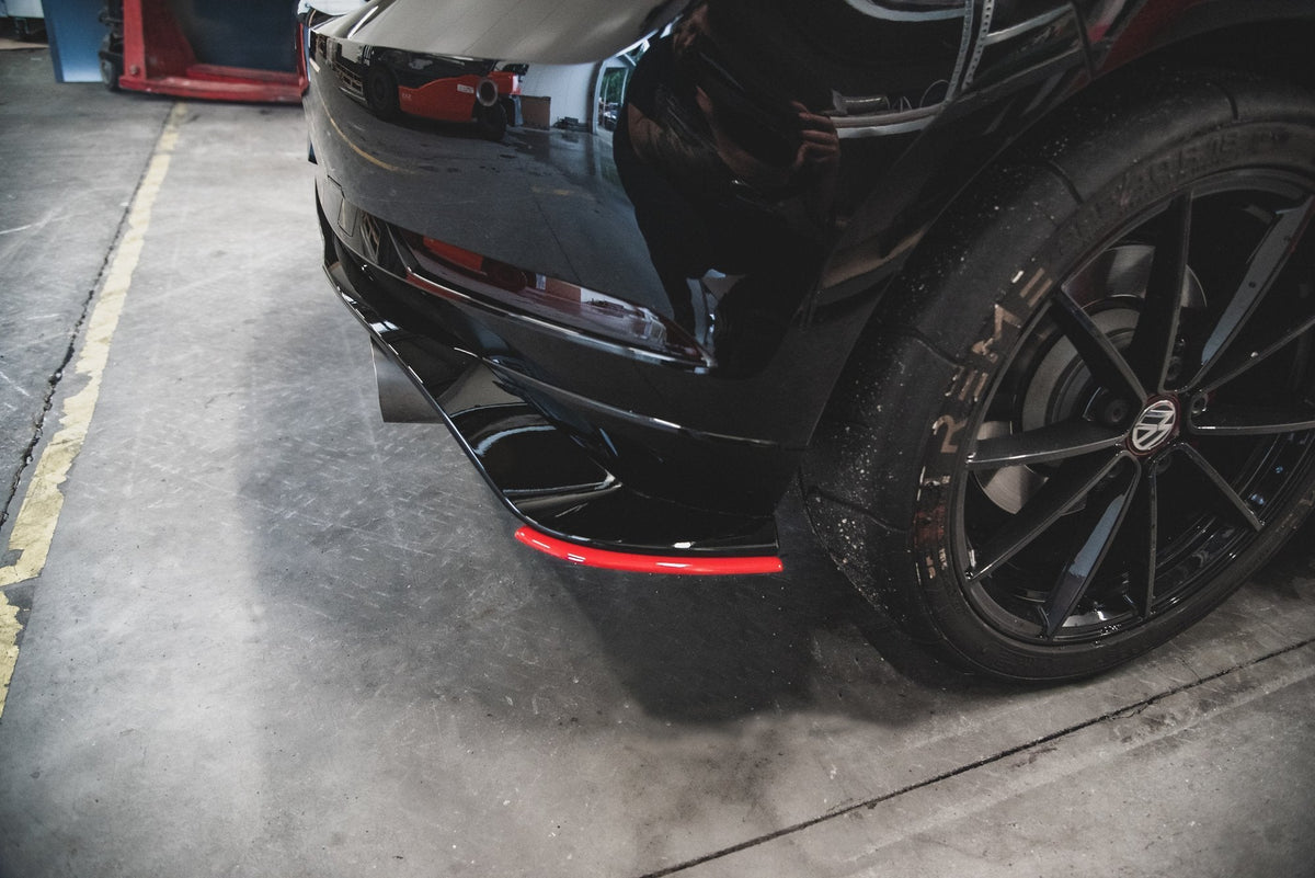 Maxton Design - Heck Ansatz Flaps Diffusor für VW Golf 7 GTI TCR - Aerowerk.
