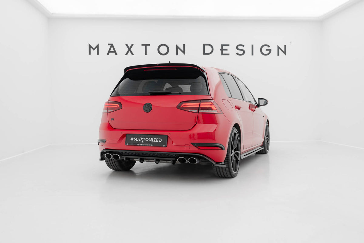 Maxton Design - Heck Ansatz Flaps Diffusor für VW Golf Hatchback R / R - Line Mk7 Facelift - Aerowerk.